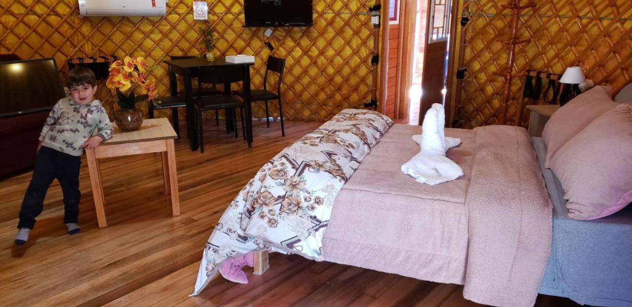 Casa Campo Yurt 3 Aconchego Tenda Mongolica Wifi ウルビシ エクステリア 写真